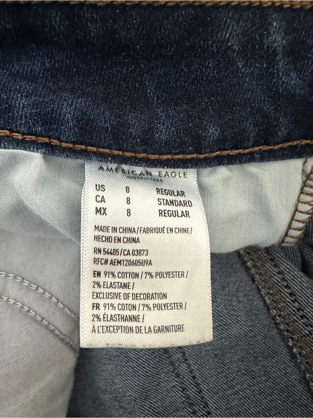 American Eagle AE Next Level Ripped High-Waisted Jegging - Picture 8 of 10